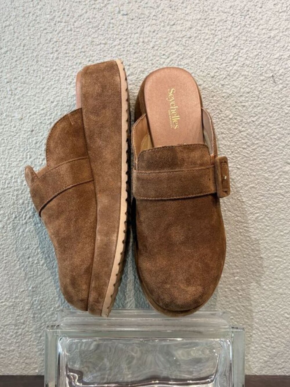 Seychelles Come Together II Brown Suede Platforms